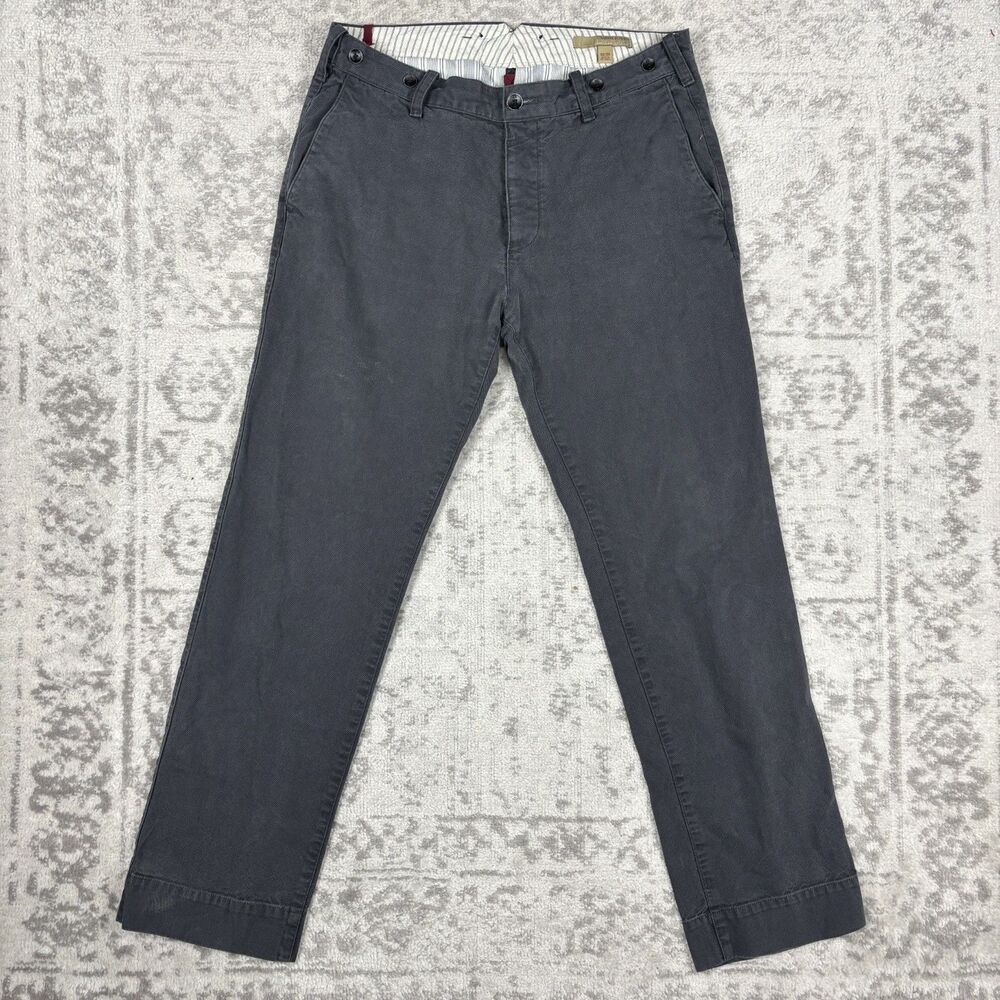 Banana Republic Heritage Straight Leg Jeans Button Fly Denim Pants Size 33x32